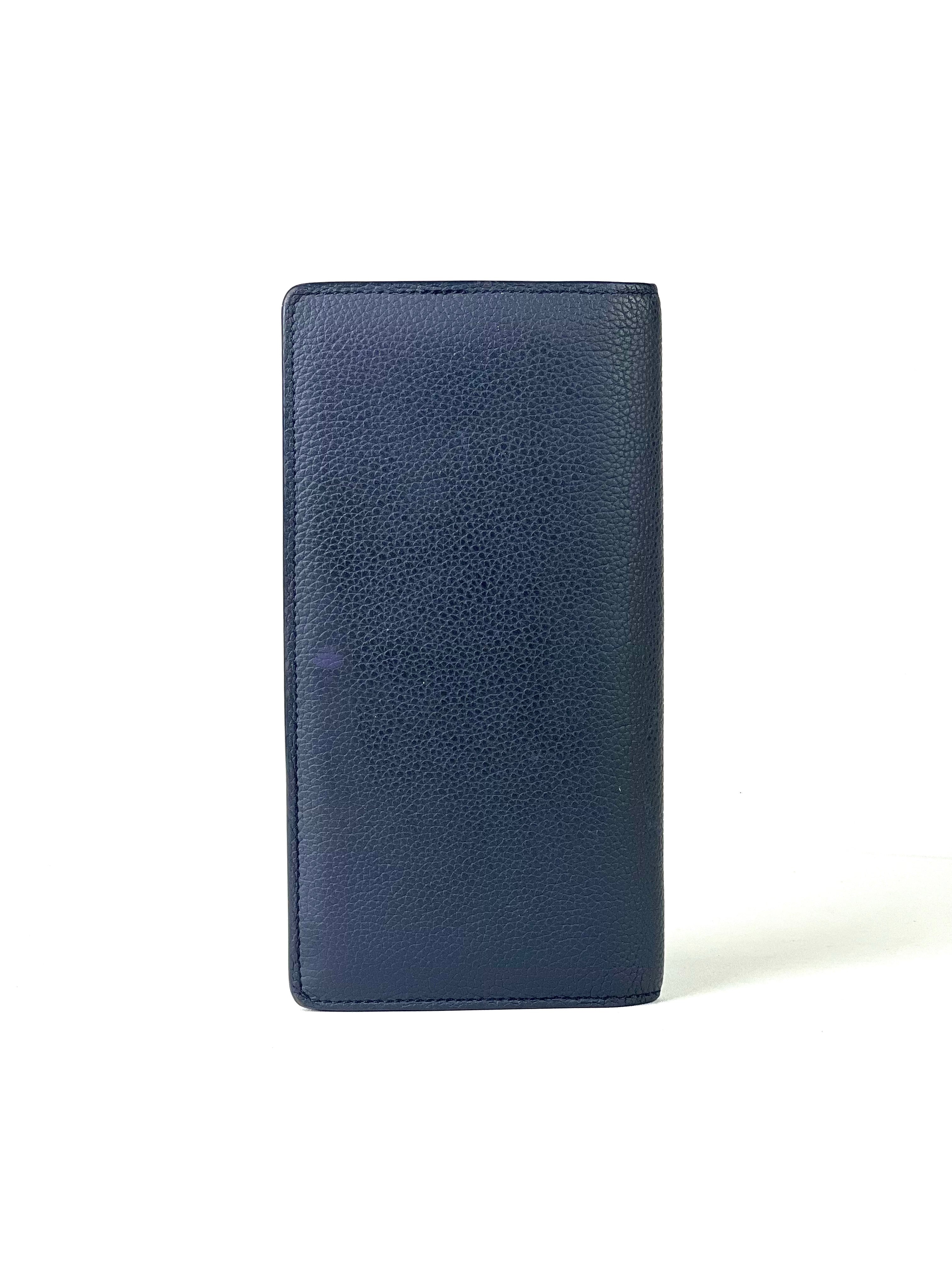 Louis Vuitton Aerogram Marine Long Wallet