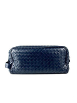 Bottega Veneta Intrecciato Navy Toiletry Pouch 1