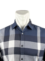 Burberry Brit Checker Navy Long Shirt 2