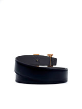 Hermes H Gold Buckle Reversible Black / Grey Belt 3