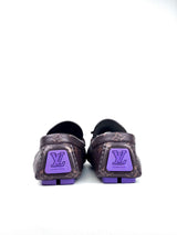 Louis Vuitton Monogram Brown Racer Leather Moccasins 4