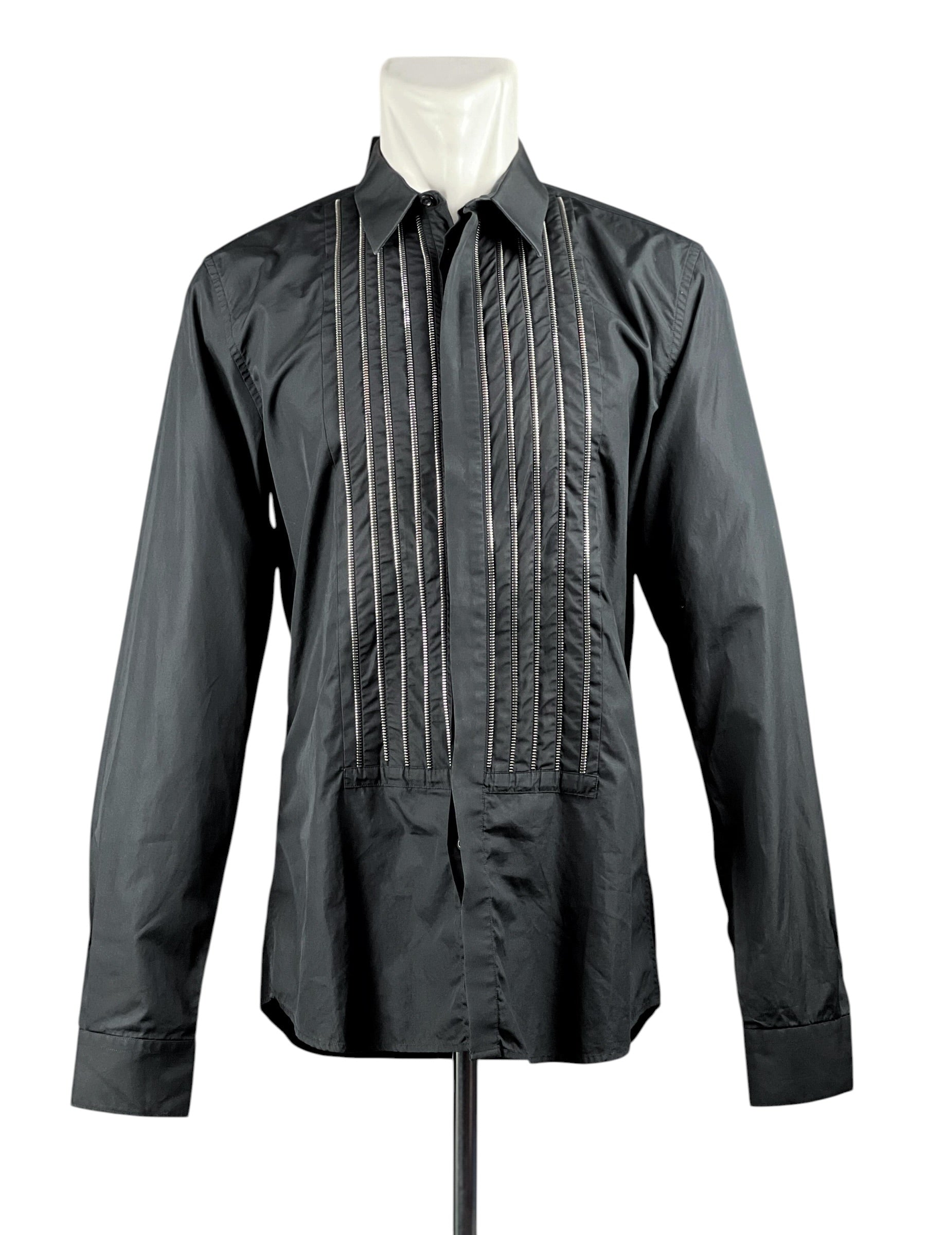 Givenchy Zipper Black LongShirt