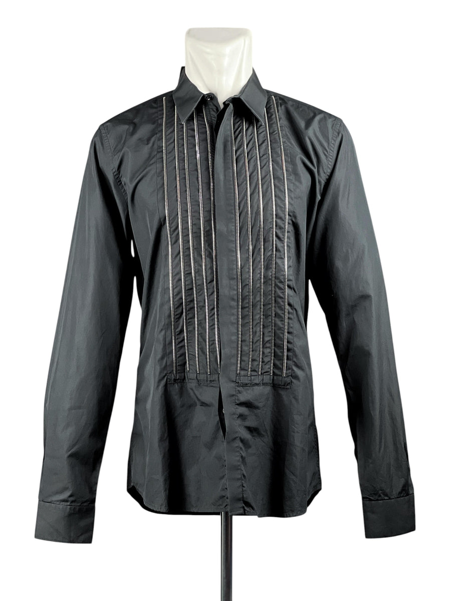 Givenchy Zipper Black LongShirt