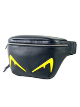 Fendi Monster Eye Black Leather Bumbag 3
