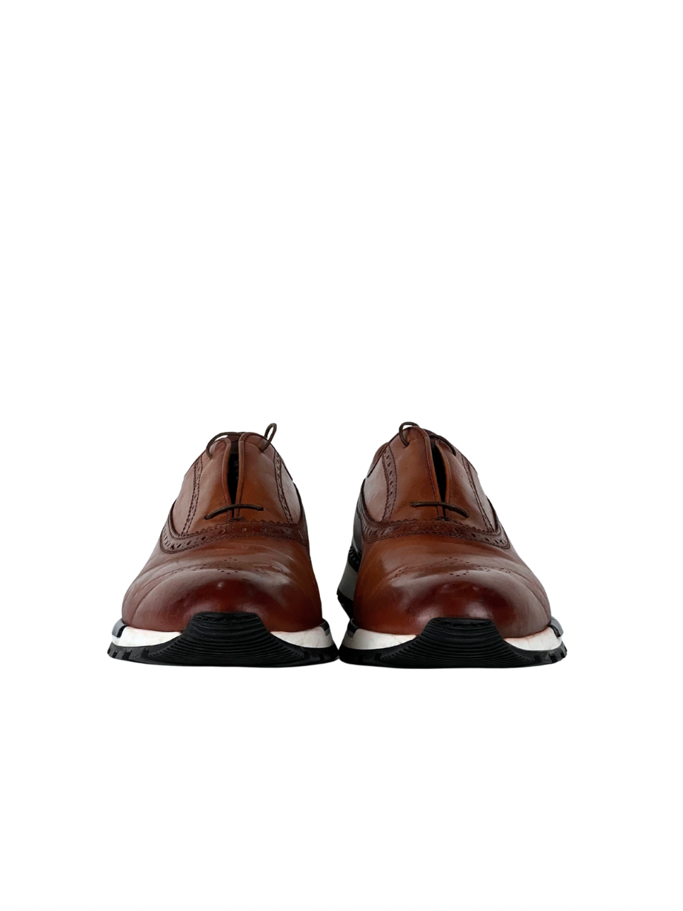 Berluti Fast Track Brown Leather Sneakers
