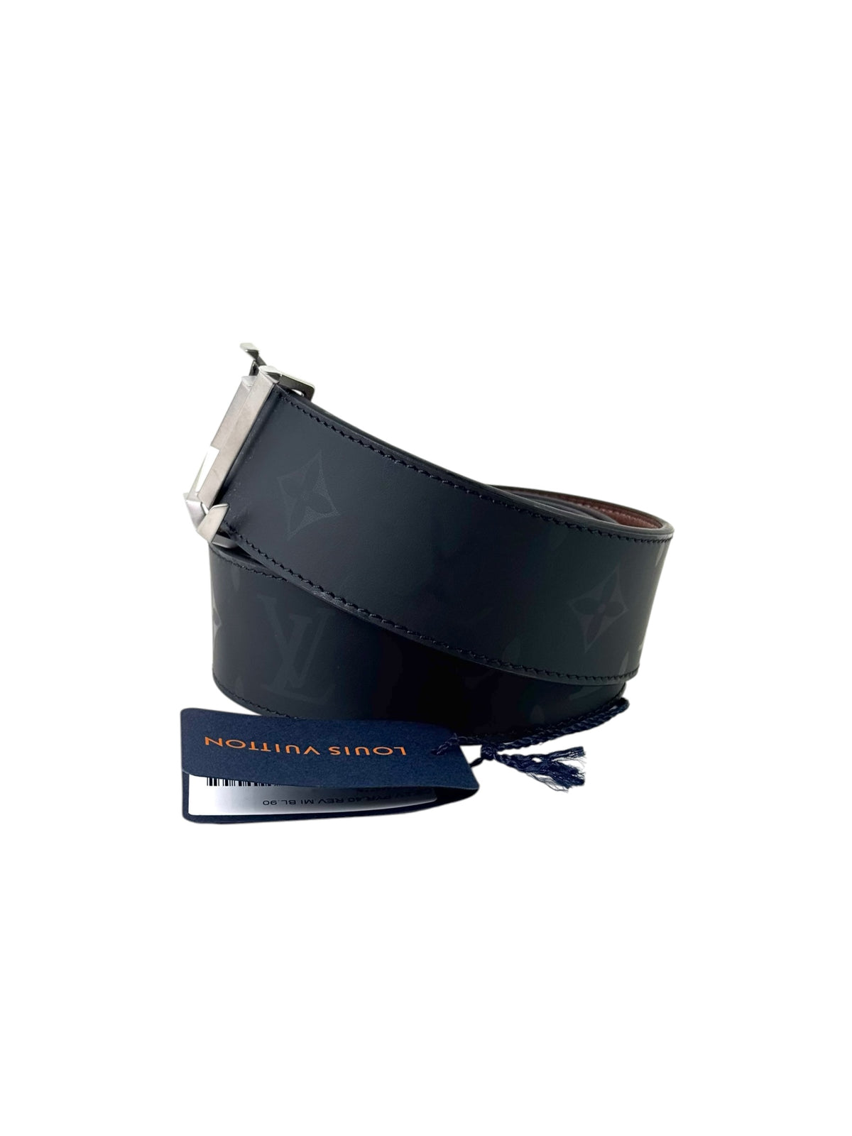 Louis Vuitton Initial 40MM Pyramid Logo Monogram Rev Belt
