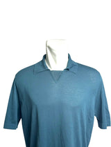 Hermès Blue Knit Polo Shirt 2