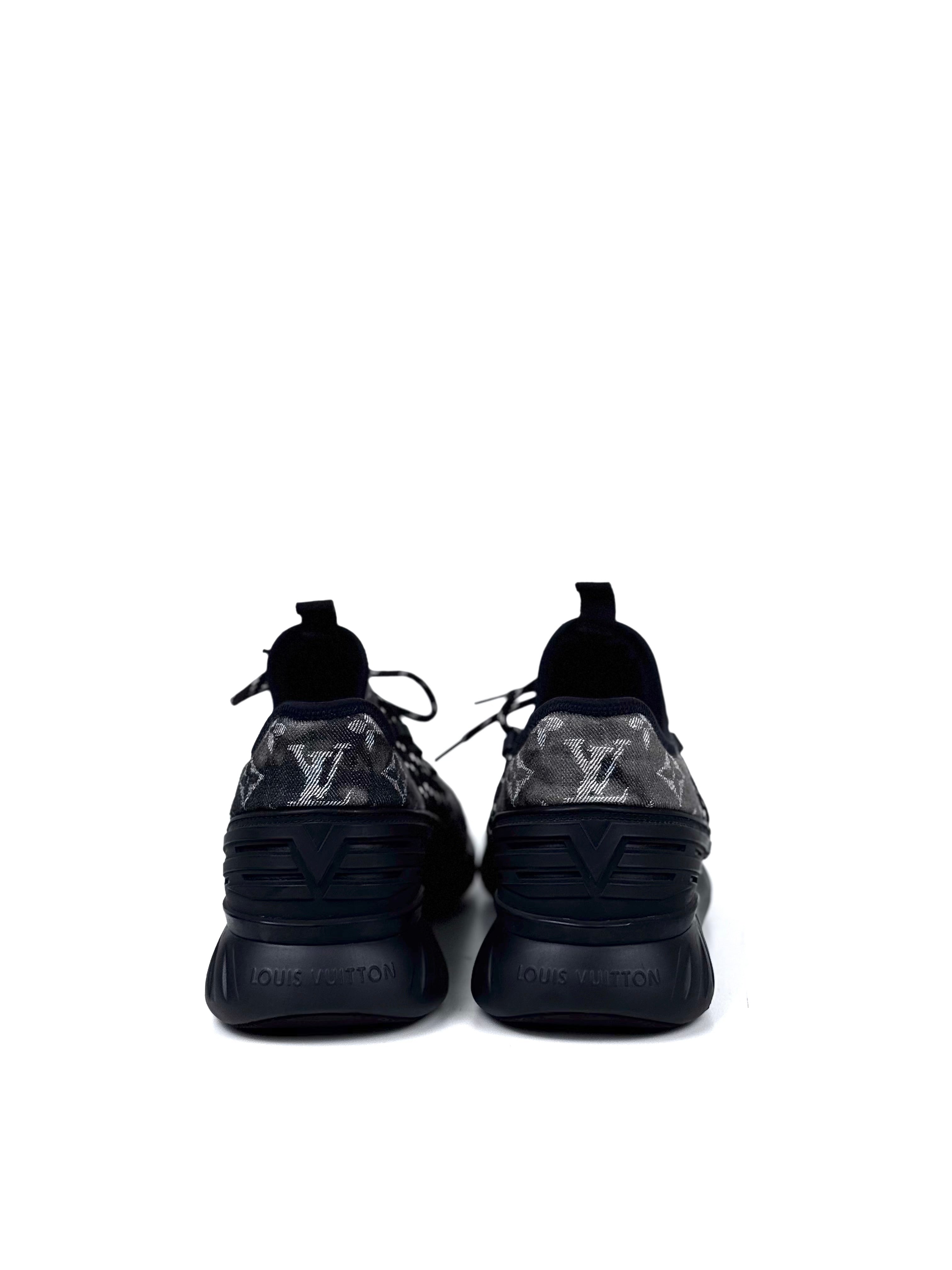 Louis Vuitton Denim Monogram Fastlane Sneakers