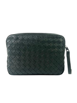 Bottega Veneta Intrecciato Khaki Clutch 6
