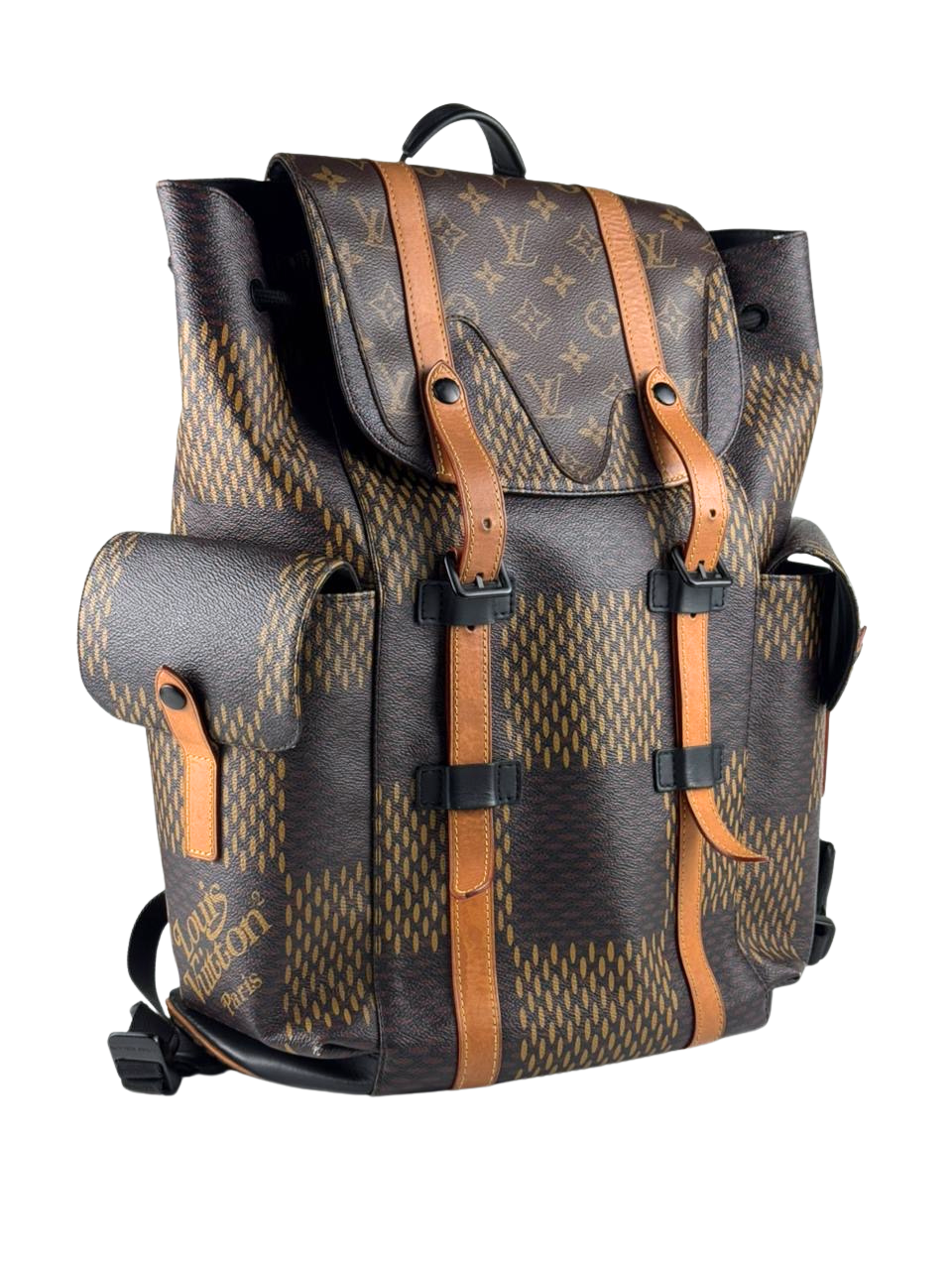 Louis Vuitton x Nigo Damier Jumbo Monogram Christopher Backpack