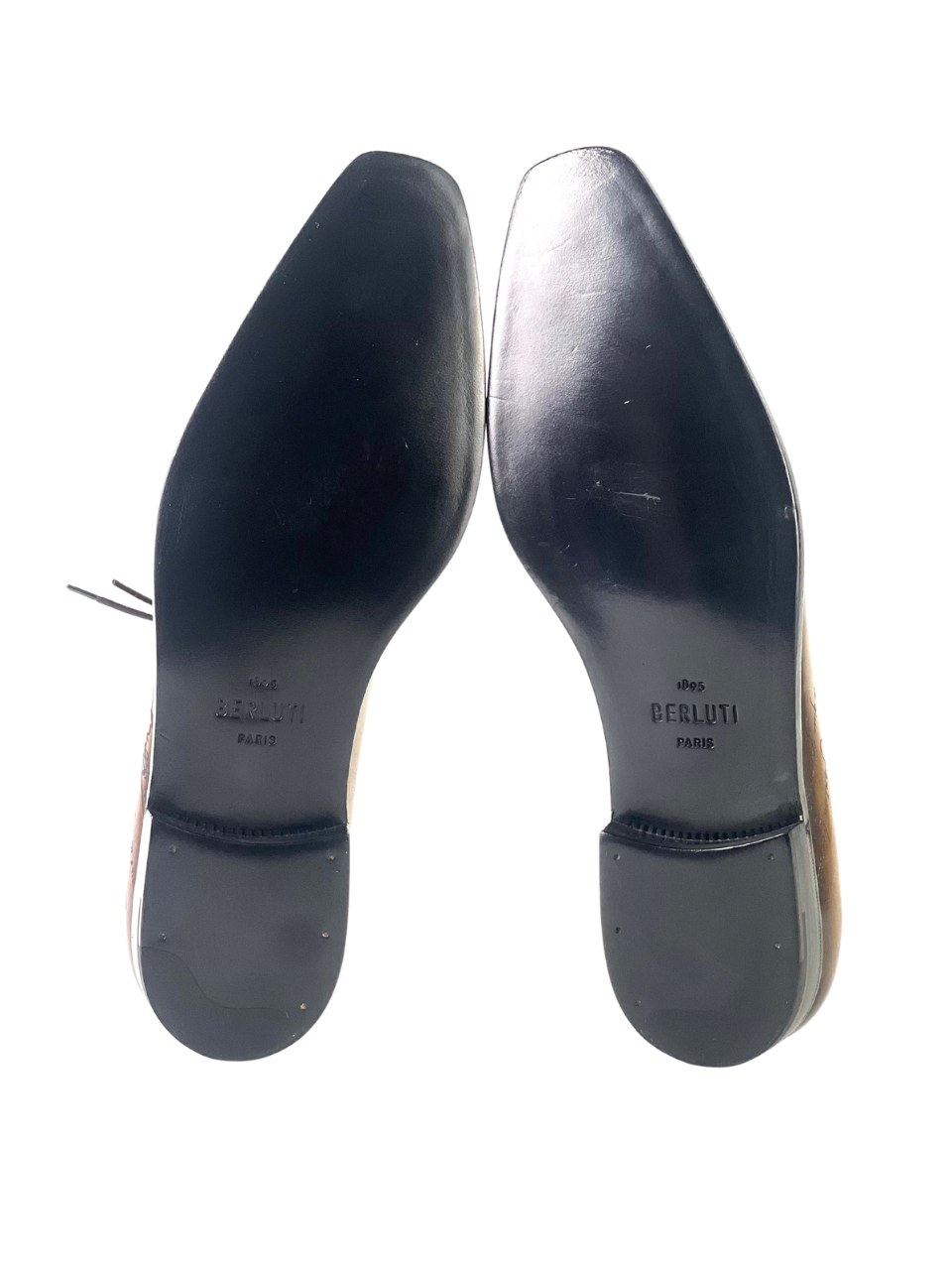 Berluti Scritto Galet Oxford Venezia Leather Loafers