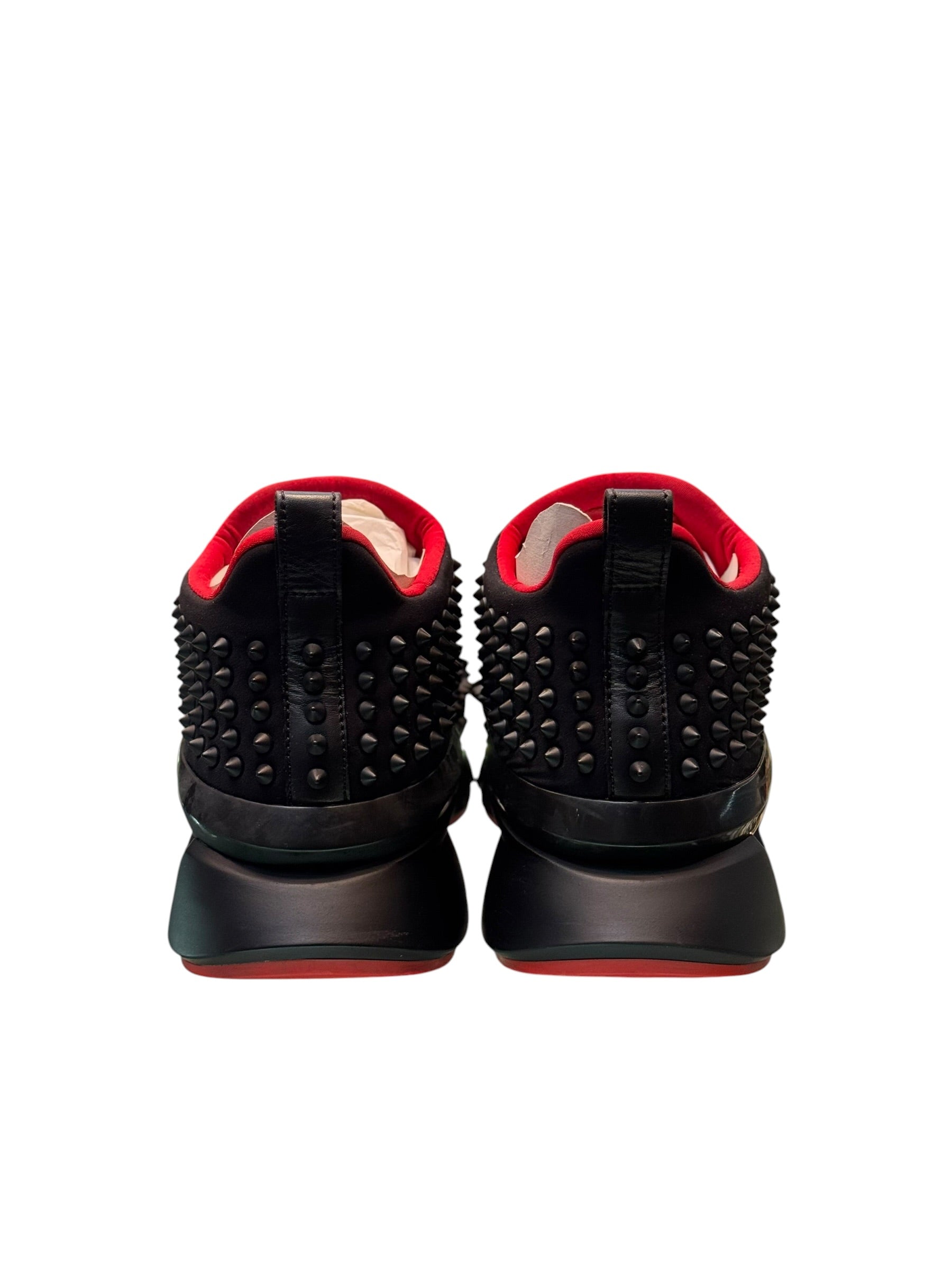 Christian Louboutin Neoprene Studs Black Sneakers