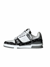 Louis Vuitton Trainer Monogram Denim Grey Sneakers 3