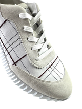 Hermès Bouncing Stitch White Leather Sneakers 6