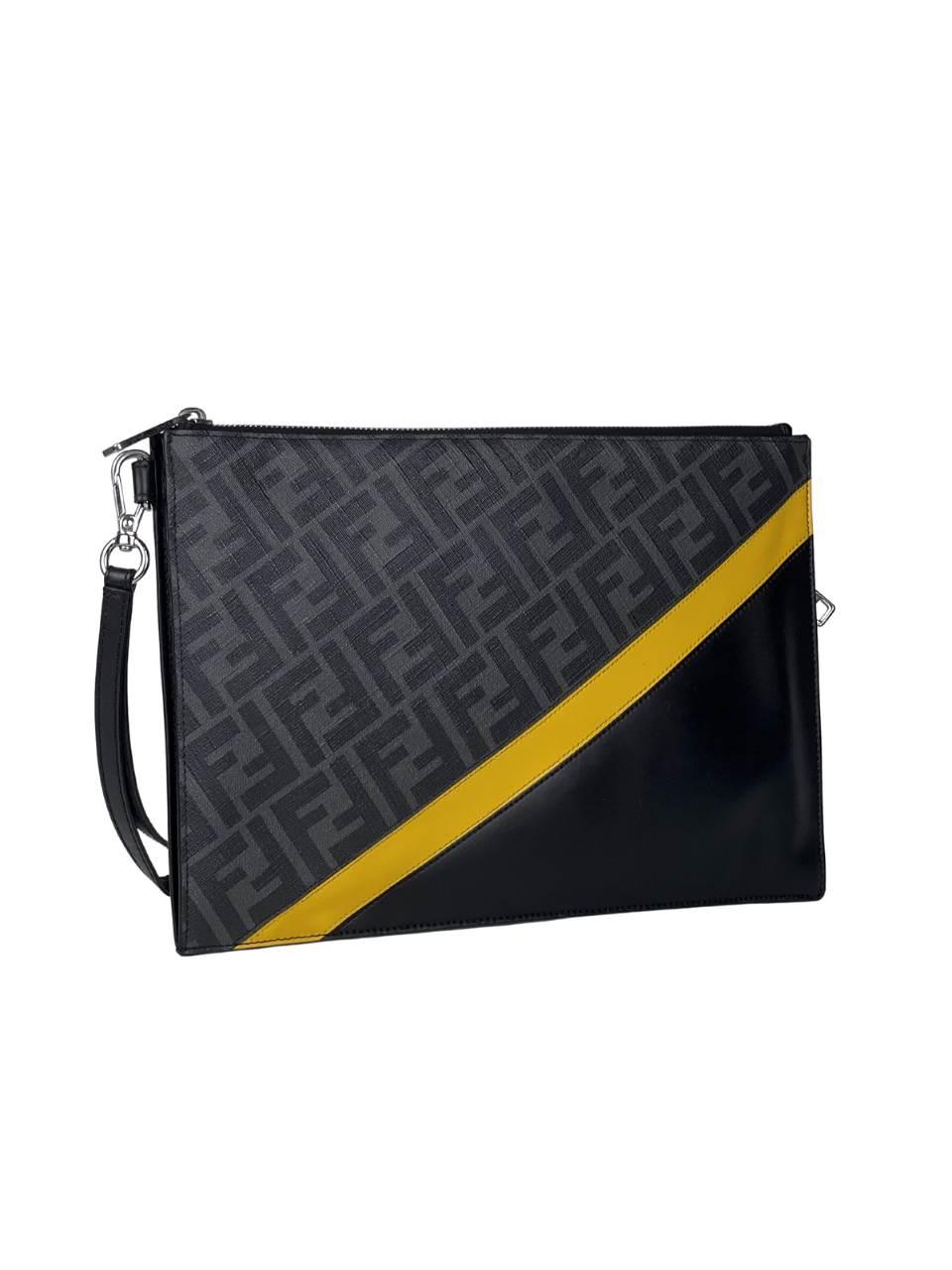 Fendi FF Logo Diagonal Clutch