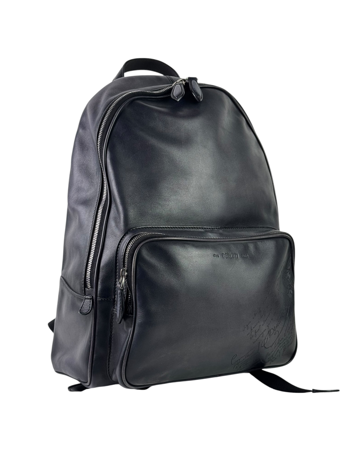 Berluti Scritto Time Off Venezia Leather Grey Backpack