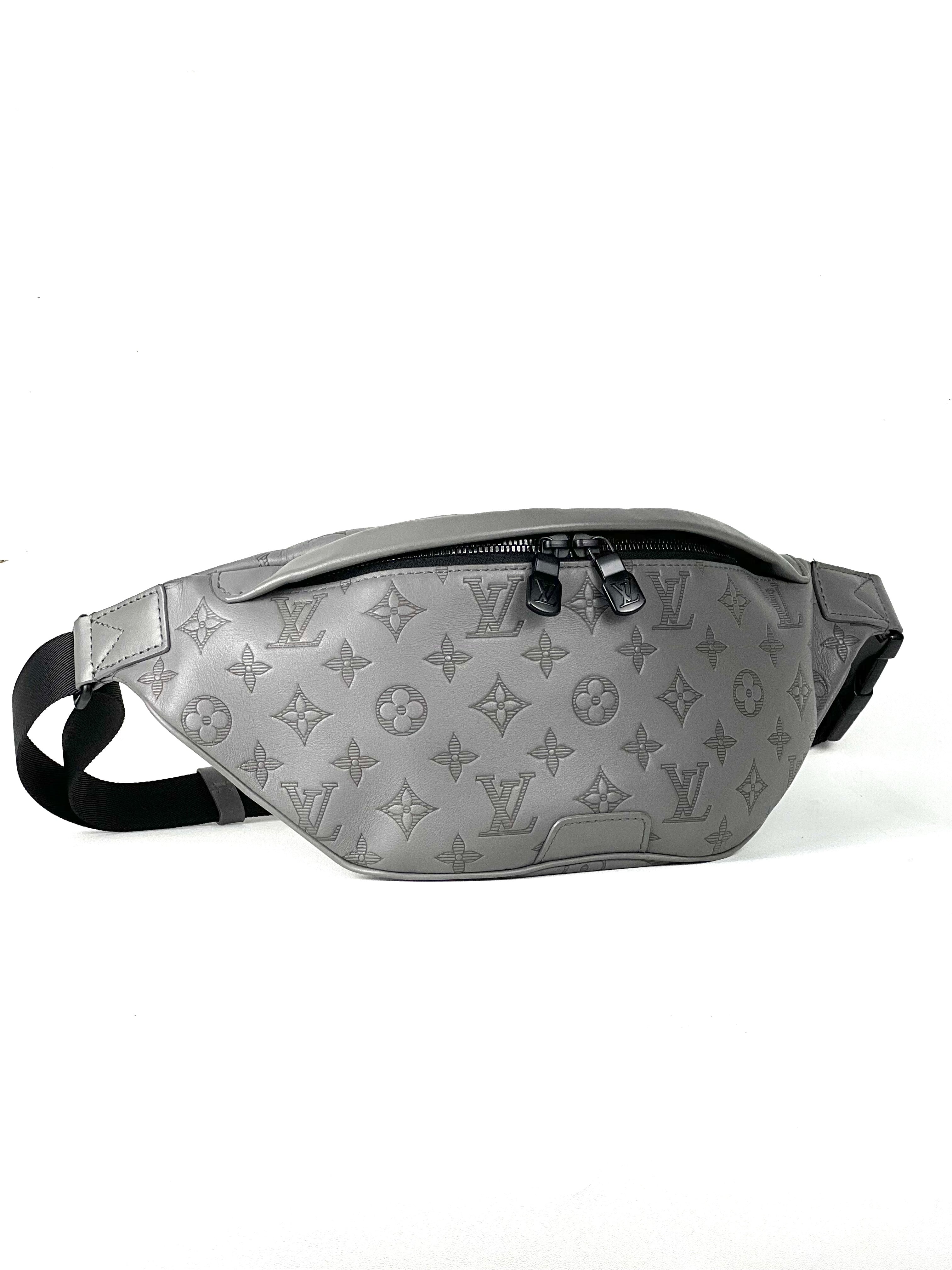 Louis Vuitton Shadow Monogram Grey PM Discovery Bumbag