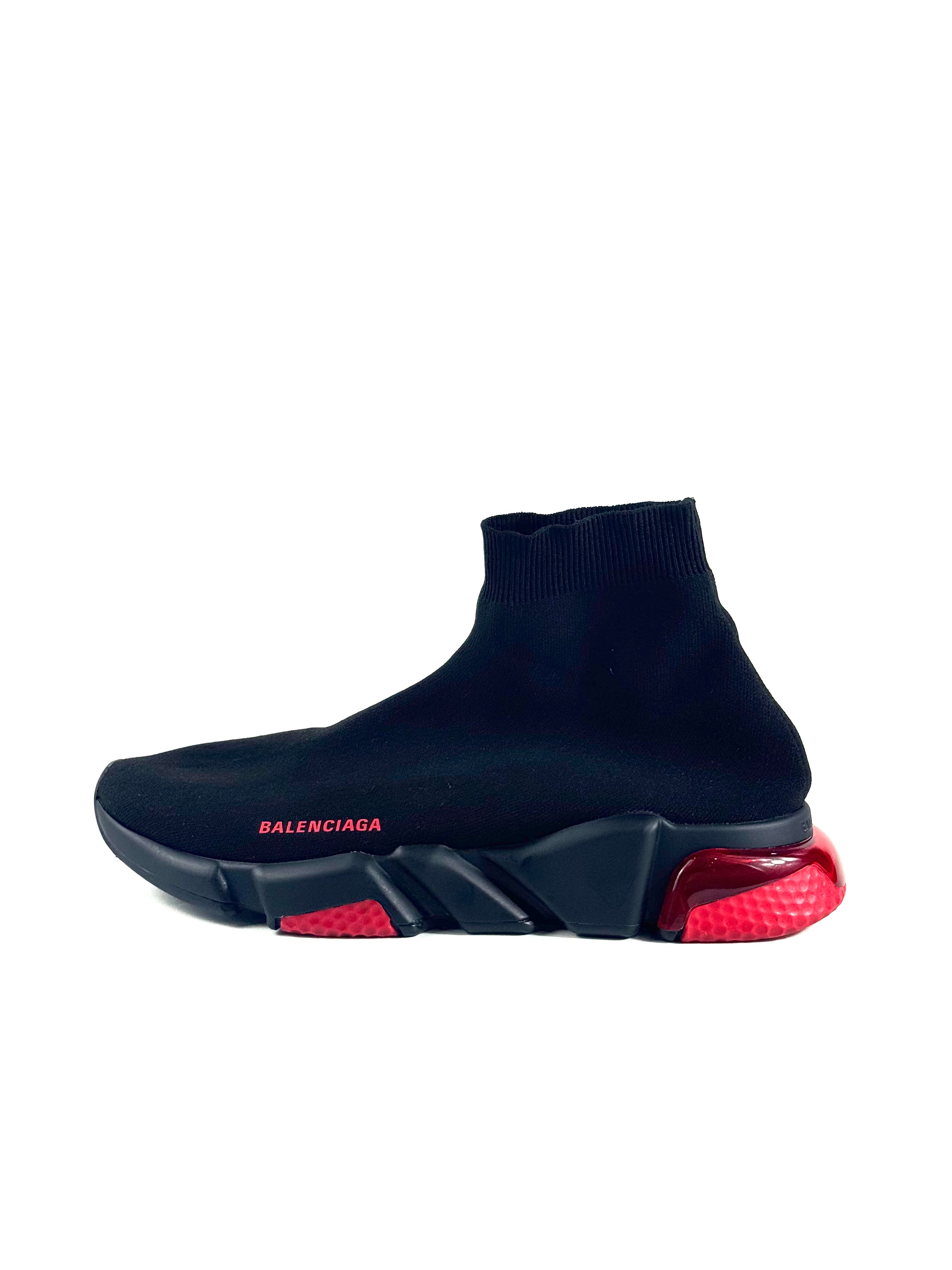 Balenciaga Speed Trainer Bred Sneakers
