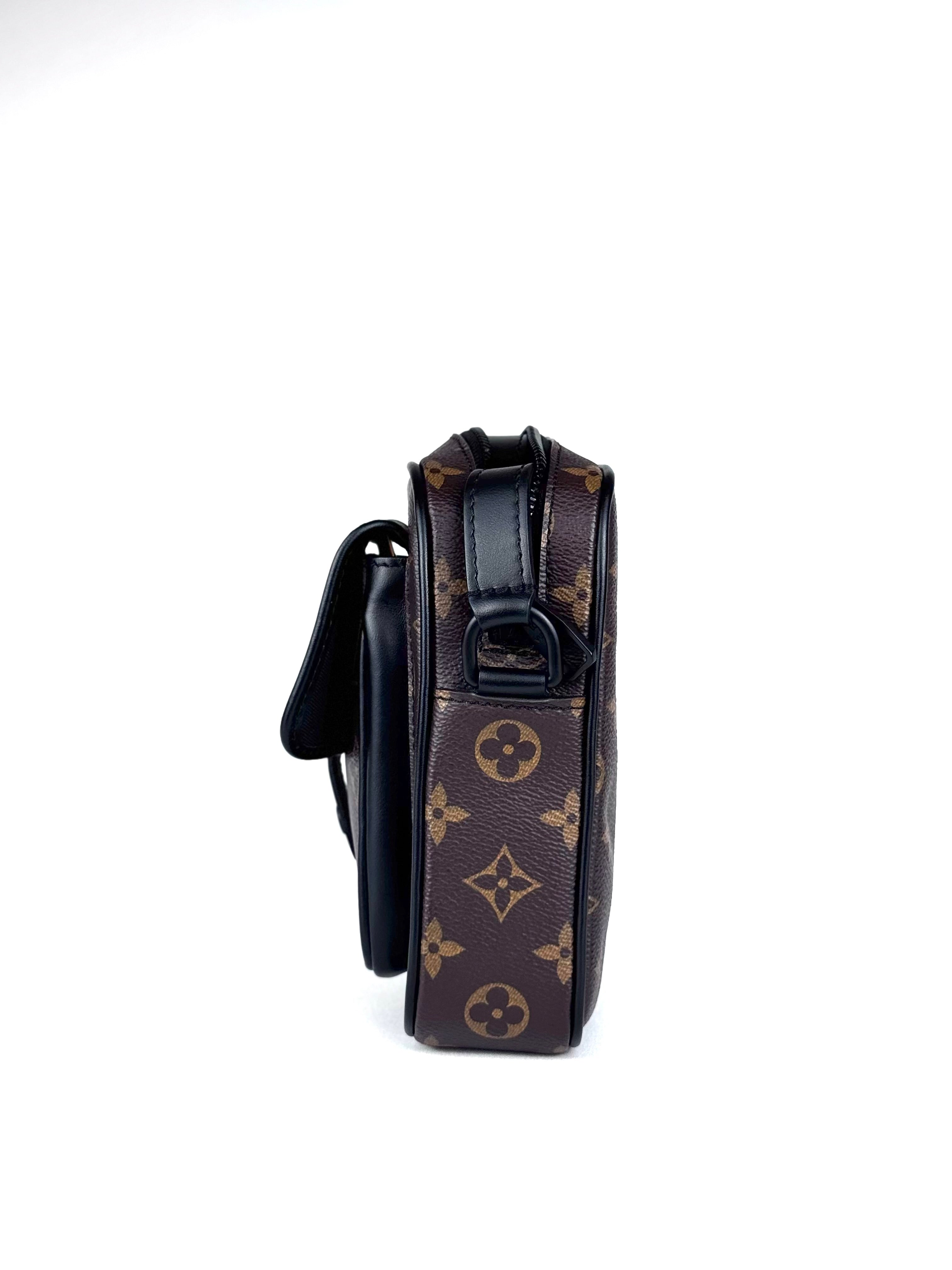 Louis Vuitton Monogram Macassar Christopher Wearable Bag (Microchip)