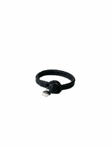 Bottega Veneta Intrecciato Black Bracelet 1
