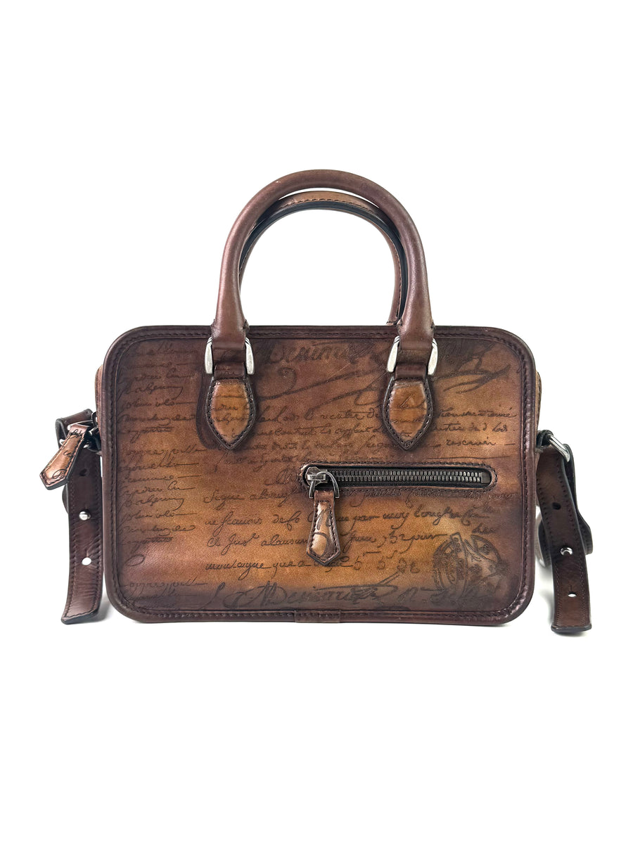 Berluti Scritto Gulliver Venezia Leather Sling Bag