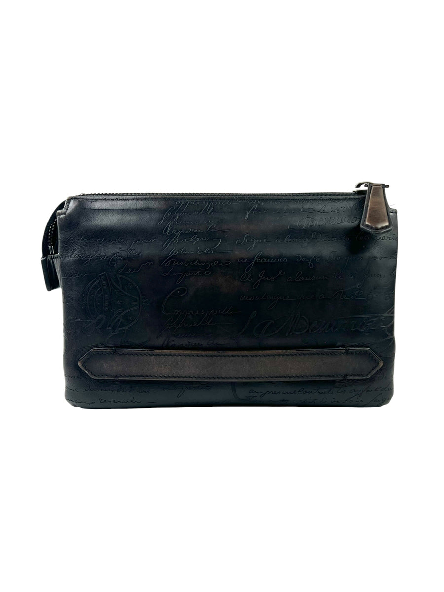 Berluti Scritto Tersio Zipped Pouch