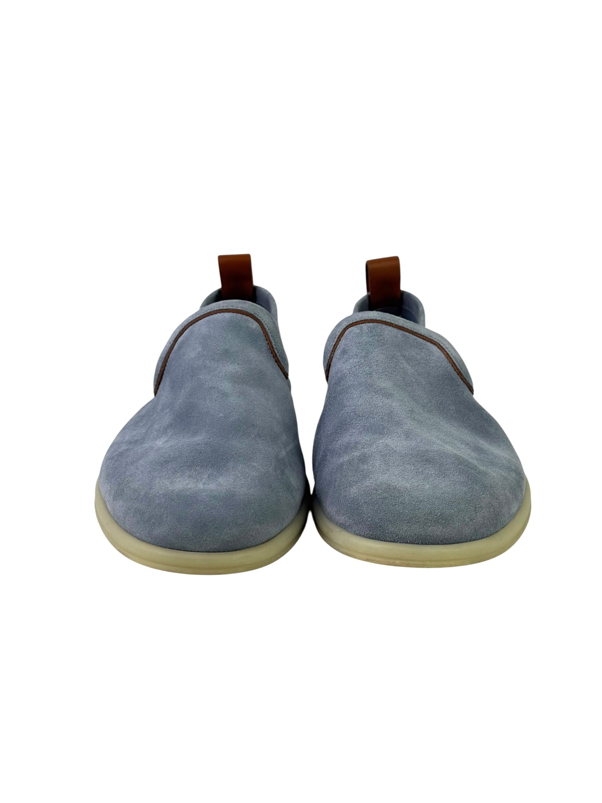 Loro Piana Venice Walk Blue Suede Slip On