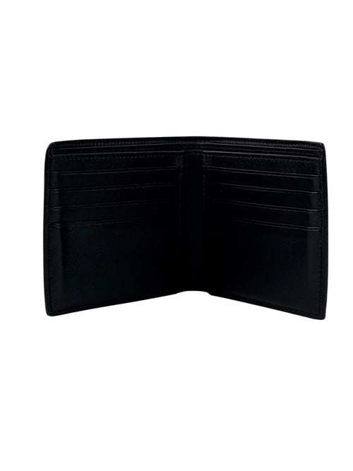 Balenciaga Logo Grain Leather Bifold Wallet