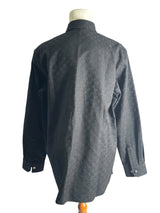 Gucci GG Supreme Black Denim Long Shirt 6