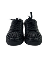 Christian Louboutin Junior Spike Calf Skin Black Sneakers 2