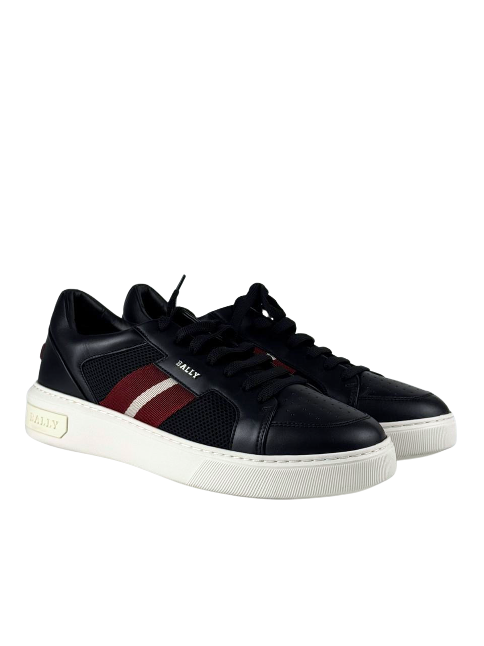 Bally Tennis Melys Leather Black Sneakers