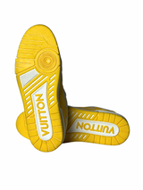 Louis Vuitton Monogram Yellow Trainer Sneakers 4