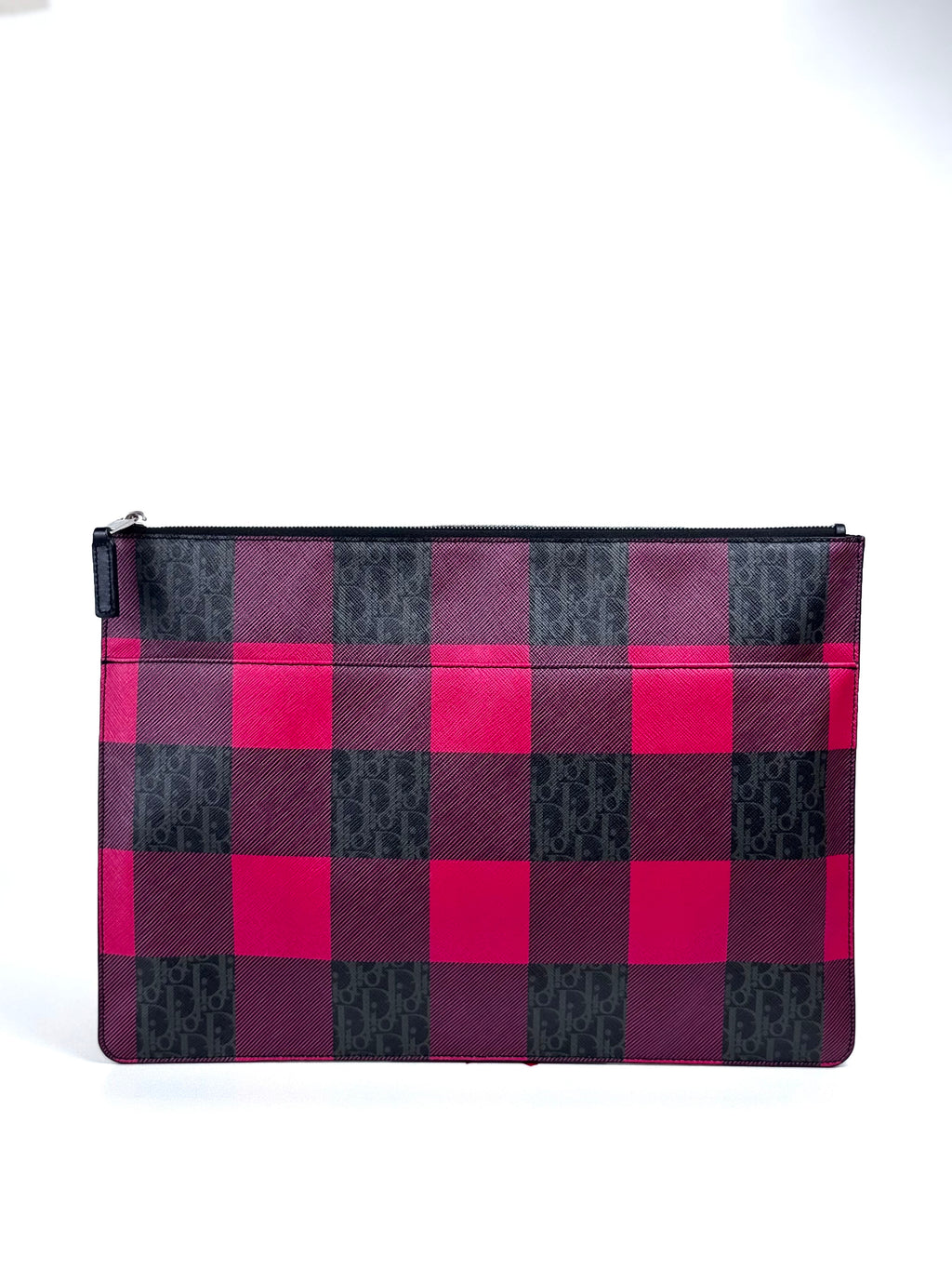 Christian Dior Checker Homme Clutch
