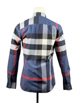 Burberry Nova Check Navy Long Shirt 5