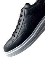 Louis Vuitton Beverly Monogram Leather Black Sneakers 6