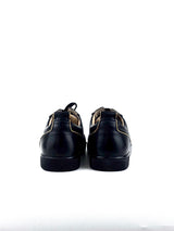 Christian Louboutin Junior Spike Calf Leather Gold Studs Sneakers 4