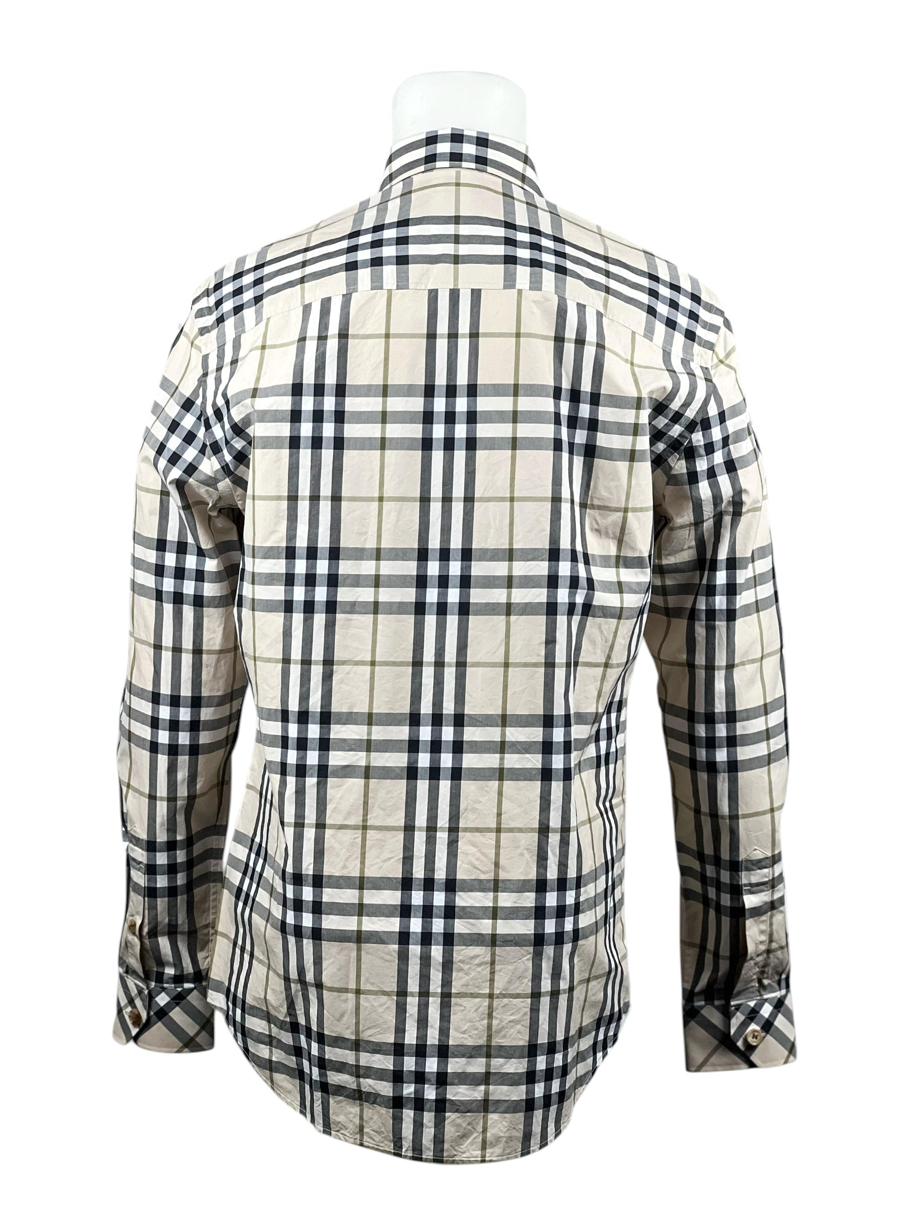 Burberry Nova Check Navy Long Shirt