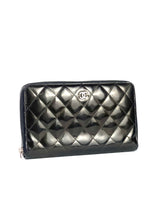 Chanel Patent Leather Black Long Wallet 2