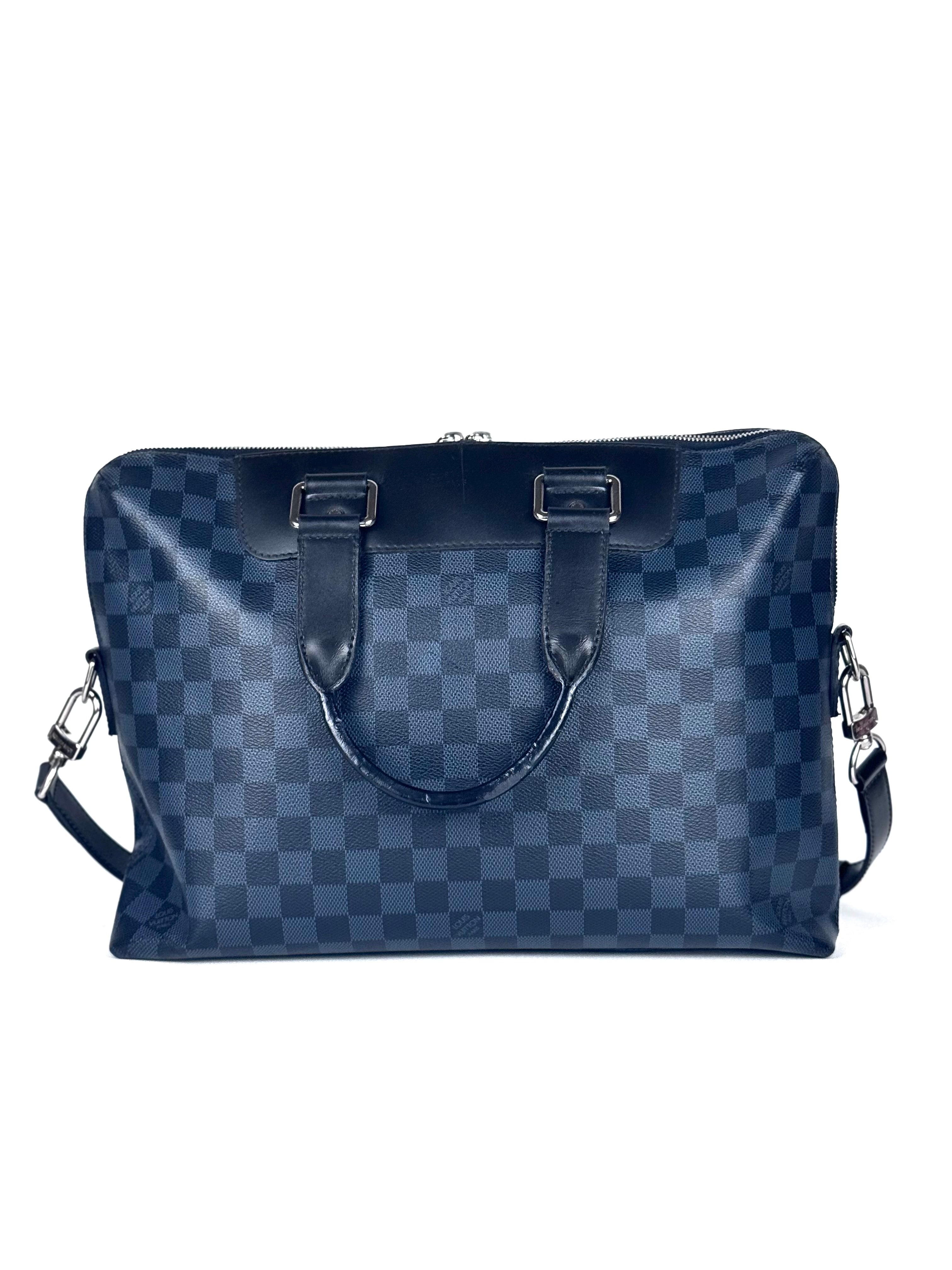 Louis Vuitton Damier Cobalt Porte Document Bag
