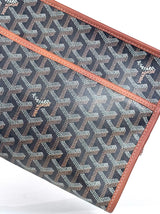 Goyard Jouvance Brown Tan Toiletry Pouch Bag 6