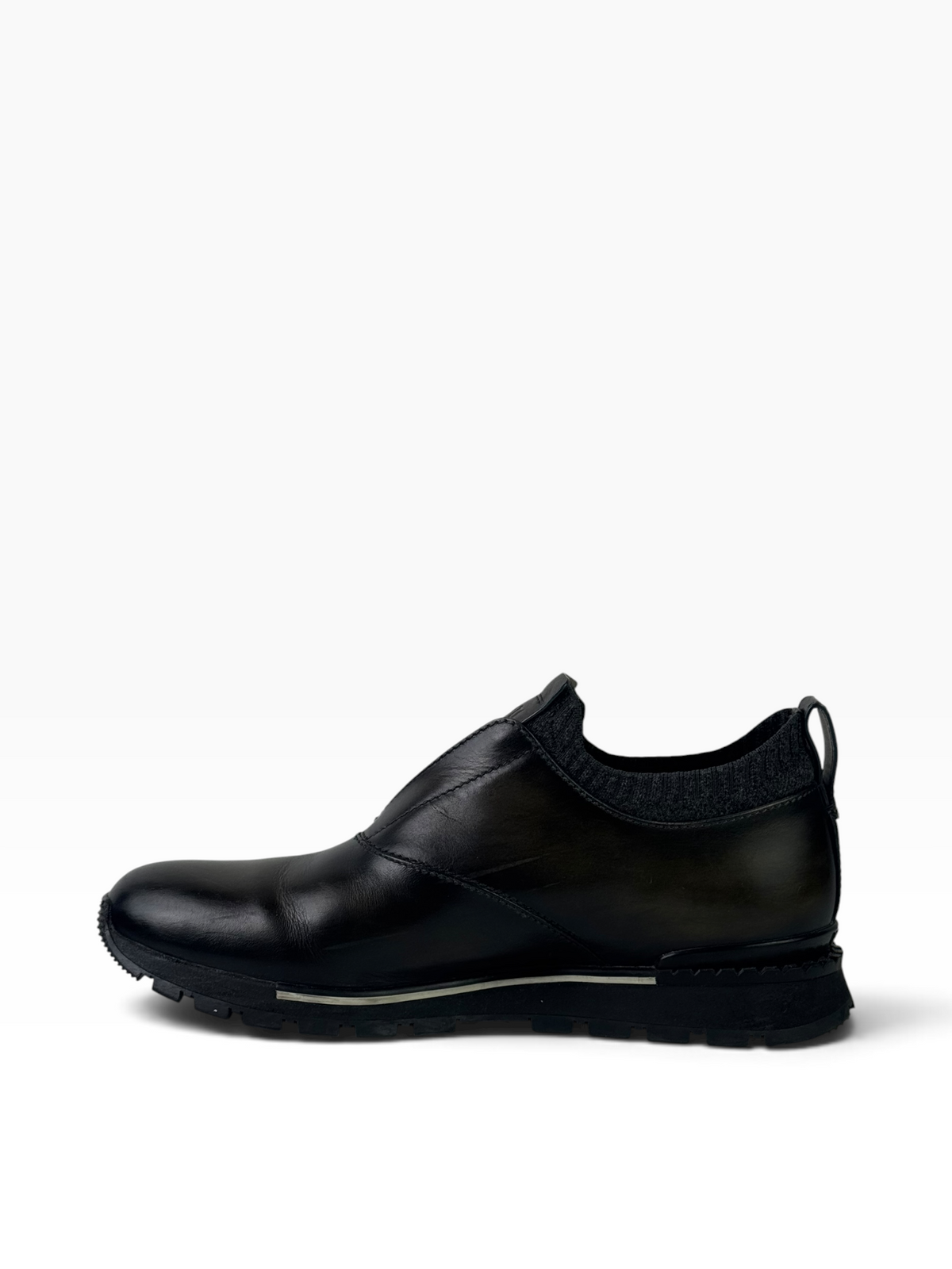 Berluti Fast Track Scritto Slip On Sneakers