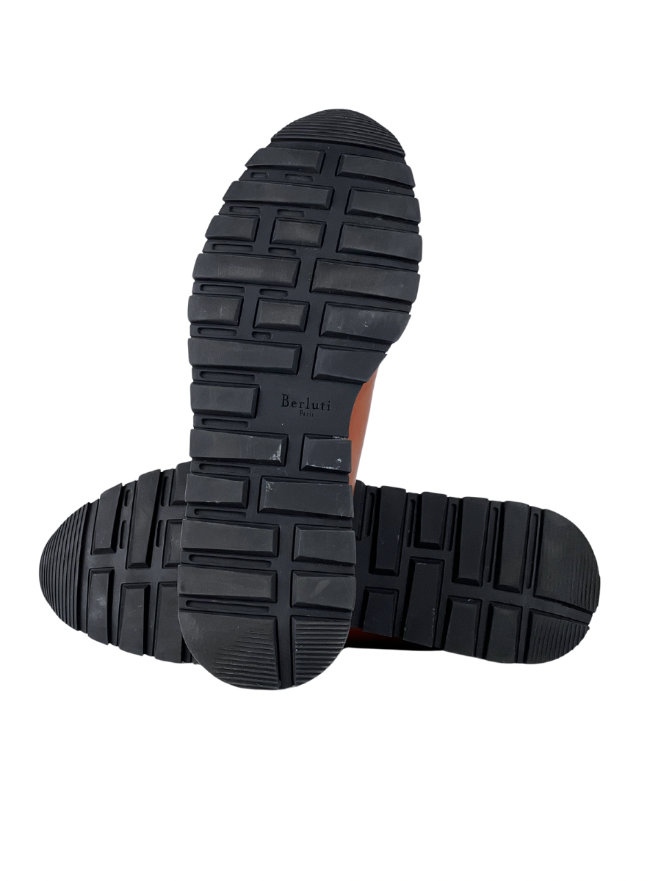 Berluti Fast Track Brown Leather Sneakers