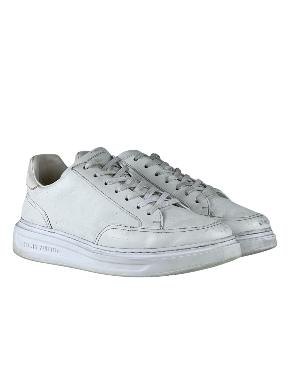 Louis Vuitton Monogram White Beverly Hills Sneakers