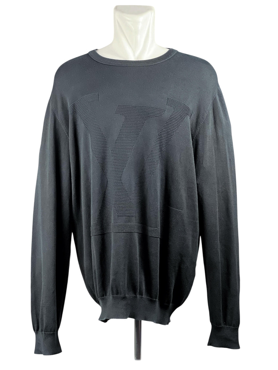 Louis Vuitton Monogram Logo Knit Sweathshirt
