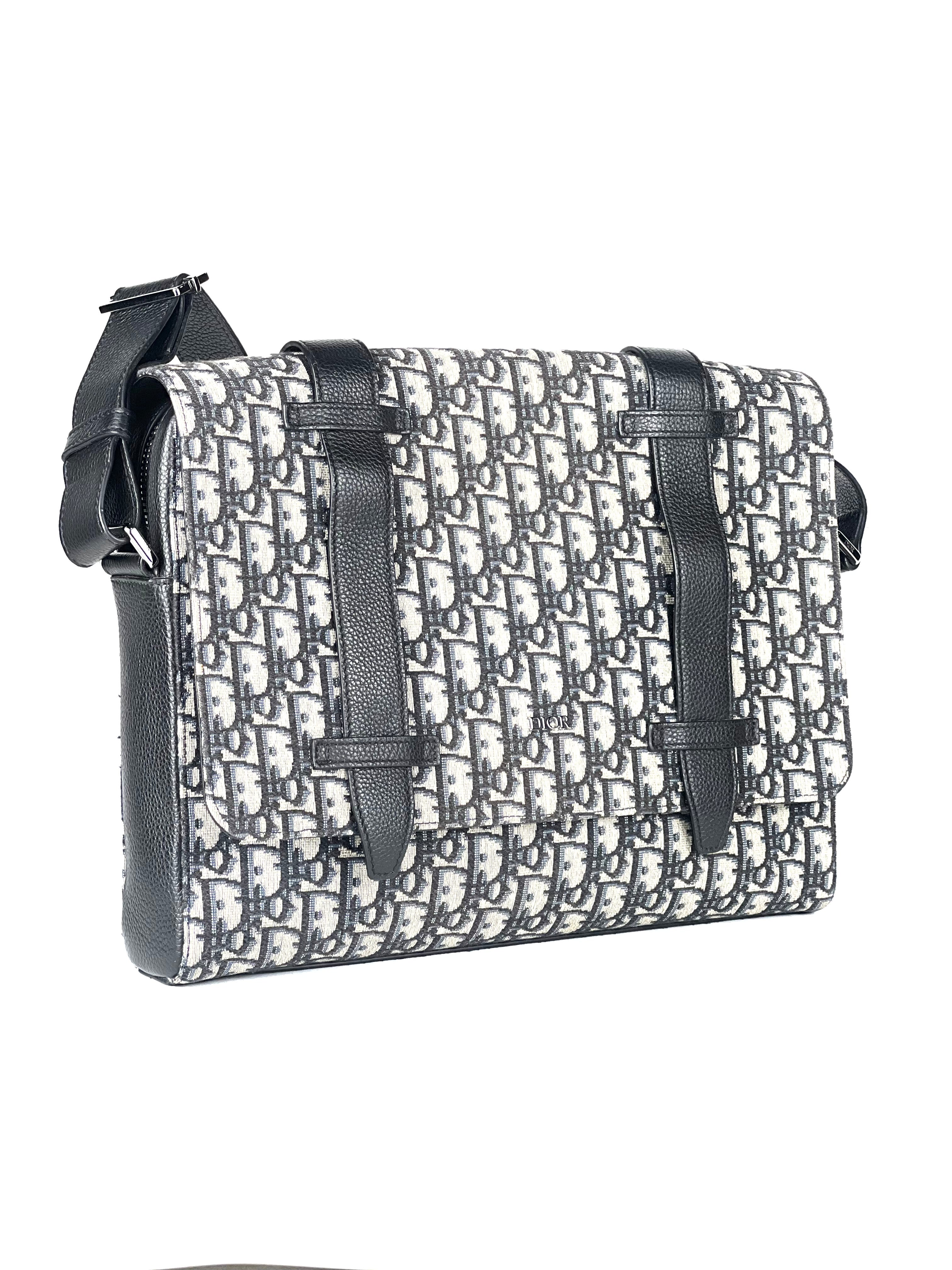 Christian Dior Oblique Jacquard Messenger Bag