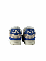 Louis Vuitton 3D Damier Blue Beige Trainer Sneakers 4