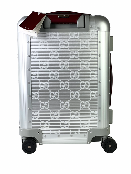 Gucci x FPM Aluminium Monogram Cabin Plus Trolley Luggage