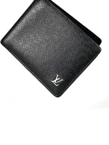 Louis Vuitton Metal Logo Taiga Leather Multiple Wallet 5