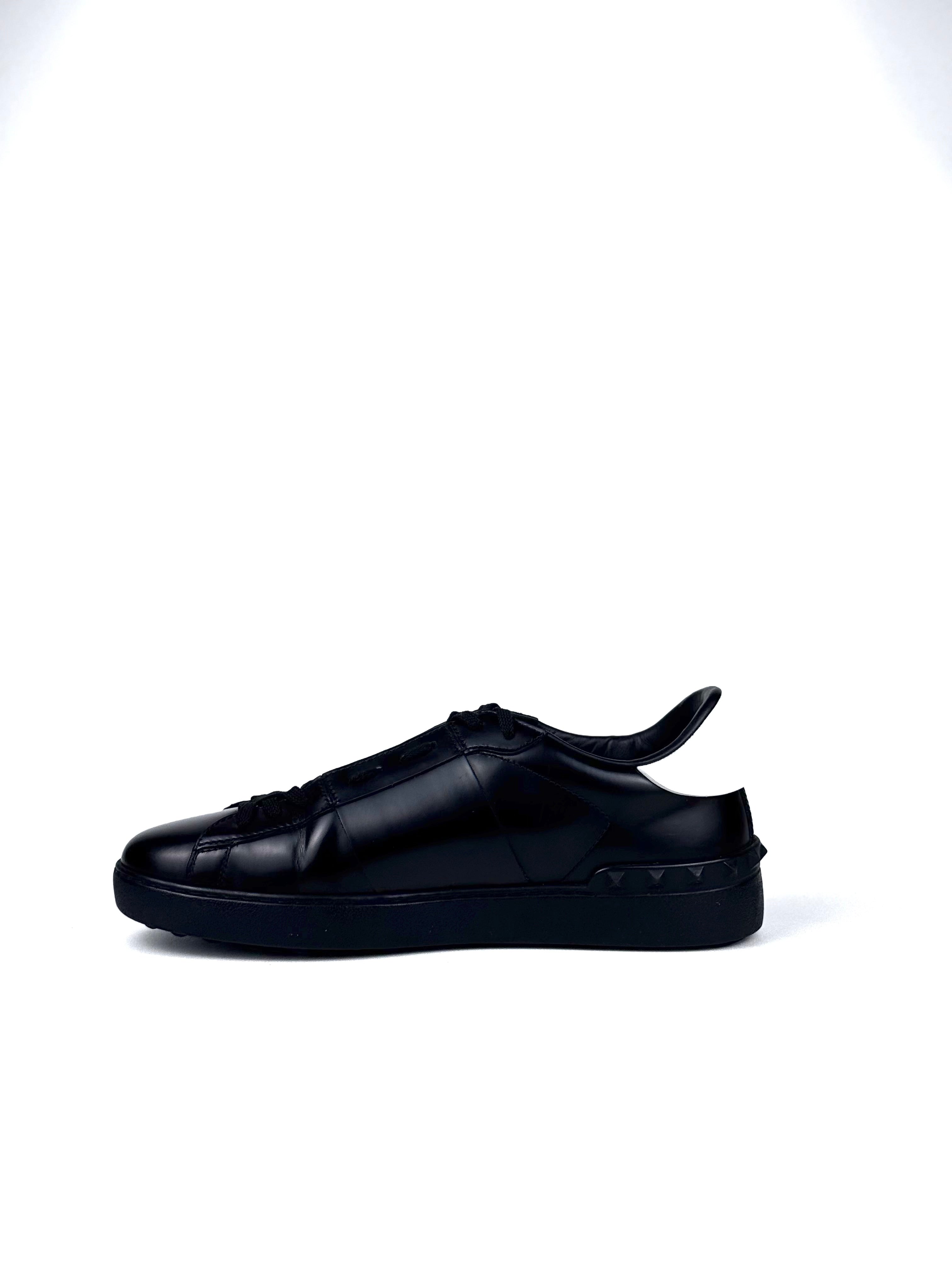 Valentino Garavani VLTN Logo Grey Black Sneakers