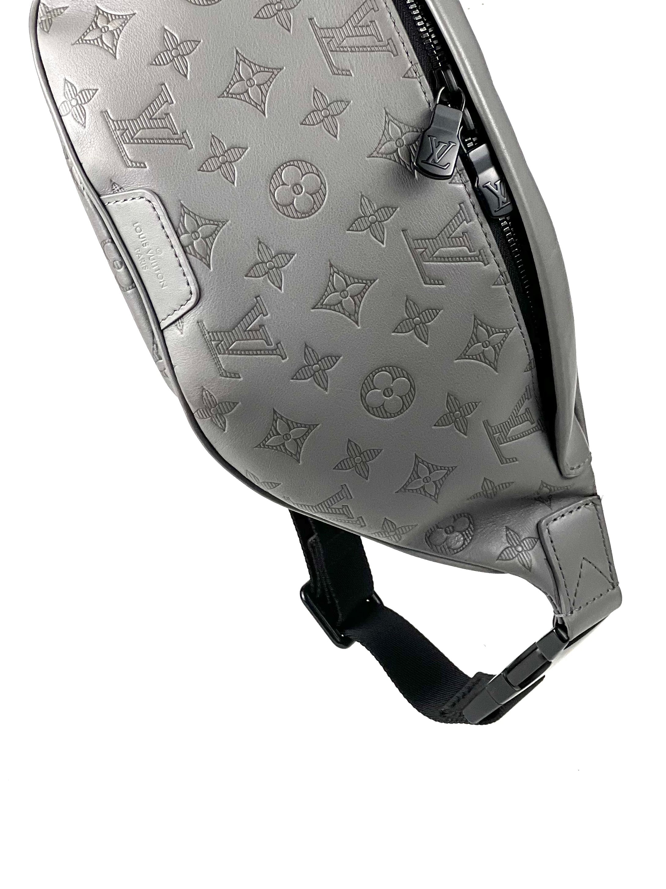 Louis Vuitton Shadow Monogram Grey PM Discovery Bumbag